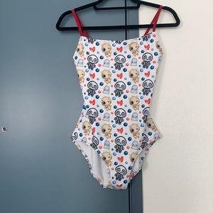 !!SOLD!!Chameleon Activewear “Ugly Dolls” Halloween collection leotard L